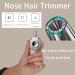 Nose Hair Trimmer for Men with Makeup Mirror Eyebrow Scissors & Velvet Bag | Painless Hair Removal - Shop Now - Buy Online on GoSupps.com