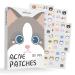 Pimple Patches Acne Patches Pimple Patches for Face Cute Stickers Salicylic Acid & Tea Tree 120 Hydrocolloid Dots in 20 Colors for Face Cute Cat Pimple Stickers