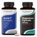 LifeSeasons Magnesium Glycinate 350mg + Anxie-T Stress Relief Supplement Supports Stress Relief Sleep Mood Heart Health Muscles & Metabolism Magnesium Glycinate 60 Capsules & 120 Capsules