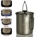Titanium Camping Coffee Maker: French Press, Coffee & Tea Pot, Cookware Set - Buy Online on GoSupps.com