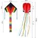 2 Pack Large Rainbow Kite & Red Mollusc Octopus for Kids Outdoor Activities | Perfect Beach Trip Gift - Buy Online on GoSupps.com