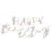 Buy Ginger Ray Happy Birthday Letters Flower Banner - 1.5m Pennant Chain Hanging Decoration for International Shipping - Buy Online on GoSupps.com