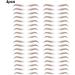 twcrvil Easy To Apply Eyebrows Professional Accessories Authentic Makeup Products Tint For Eyebrows Multiple Styles To Choose Brown-01 4pcs - Buy Online on GoSupps.com
