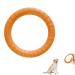 Qeeroyo dog fitness ring frisbee dog dog bite ring bite ring dogs dog toys ring dog flying disc toy bite ring for dogs for small medium-sized large dogs (18cm) orange