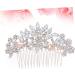 FRCOLOR 1pc Wedding Combs pearl comb barrette hair accessories for women wedding Crystal hair comb Wedding Hair Accessories bridal hair combs wedding headpiece bride rhinestones rose gold - Buy Online on GoSupps.com