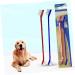 DOITOOL 2pcs Set Nylon Wire Toothbrush Dog Toothbrushes Double Sided Toothbrush Toothpaste Double Head - Buy Online on GoSupps.com
