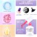 Gellen Gel Nail Polish Kit - 6 Colors Summer Set | Blues & Purples | Soak Off Manicure DIY Salon | Light Violet Ice Crystals - Buy Online on GoSupps.com