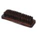 Shoe Brush Wooden Handle Natural Mane Horsehair Shoe Polish Polishing Cleaning Brush Tool Household Cleaning Brush Onecolor
