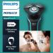 Philips Norelco Rechargeable Wet/Dry Electric Shaver for Men - Modern Steel Metallic - Buy Online on GoSupps.com