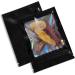 100 Pack 2.8x4 Inch Resealable Smell Proof Mylar Bags with Window - Black Foil Pouch Flat Bags - Buy Online on GoSupps.com