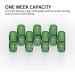 AM/PM Pill Organizer 7-Day Weekly Pill Box with 14 Compartments | Travel Medicine Organizer (Green) for Twice a Day Use - Buy Online on GoSupps.com