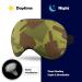 Middle Finger Camouflage Sleep Mask - Adjustable Strap, Blocks Light for Night Travel Nap | Men's Women's Blindfold Eye Cover - Buy Online on GoSupps.com