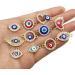 50pcs Assorted Evil Eye Connector Rhinestone Charms for Jewelry Making - DIY Craft (M703) - Buy Online on GoSupps.com