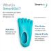 NatraCure 5-Toe Gel Lined Moisturizing Socks with Aloe & Shea | Hydrating Spa Socks for Soft Feet - Men & Women | Large - Buy Online on GoSupps.com