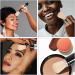 WOFASHPURET 2 Pieces Makeup Brushes in Printing Form Loose Powder Brush Refillable Powder Brush Plastic Brush Multifunctional Brush Buttons Foundation Brush Portable Powder Brush Blush Brush Painting - Buy Online on GoSupps.com