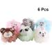 Buy Frcolor Animal Bath Shower Sponge Cute Cartoon Exfoliating Loofah Balls for Kids | 6-Pack Body Pouf Ideal for Gentle Cleaning & Fun Bath Time - Buy Online on GoSupps.com