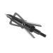 Rage 2 Blade Broadhead, 100 Grain with Shock Collar Technology - 3 Pack, Silver-Stainless Steel
