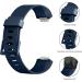 Vancle 3 Pack Silicone Sport Replacement Bracelets for Fitbit Inspire HR Inspire & Inspire 2 - Black Marine Blue Gray - Buy Online on GoSupps.com