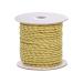 PH PandaHall 3mm / 35 Yards Metallic Twisted Cord Rope 3-Ply Twisted Cord Trim Thread String Twisted Silk Ropes Satin Shiny Cord for Home Dcor Curtain Tieback Graduation Honor Cord (Gold) 3mm - 35 Yards Gold