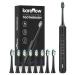 KareNow Electric Toothbrush for Adults Rechargeable - 4 Modes Electric Toothbrushes with 8 Replacement Brush Heads, Travel Power Tooth Brush with 2 Minutes Built in Smart Timer Black