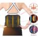 Tiiffy Lumber Brace Belt - Electrical Heating Vibration Massage Back Support for Sciatica & Herniated Disc Pain Relief - 110 cm for Men & Women - Buy Online on GoSupps.com