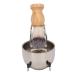 Men's Alloy Metal Shaving Brush Set | Mustache Grooming Kit with Bowl & Holder - Perfect for a Clean Shave - Buy Online on GoSupps.com