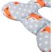 Baby Car Seat Travel Neck Pillow - Cute Fox Design | Infant Head Support Cushion for Pushchair, Stroller, Car Seat | Soft U-shaped Neck Rest Protector - Buy Online on GoSupps.com
