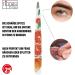 Nippes CITRUS cosmetic tweezers grapefruit | bevelled tip | stainless steel | colourful lacquer | 9 cm long | fine tweezers | tear off eyebrow tweezers - Buy Online on GoSupps.com