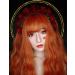 ColorfulPanda Long Orange Wavy Hair Wig - Perfect for Anime Cosplay and Halloween Parties | Synthetic Women's Wig in Ginger Color - Buy Online on GoSupps.com