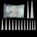 Clear Nail Tips Durable ABS Material Half Cover Clear Extensions Tips For Salons And Home Use Nail Stickers - Buy Online on GoSupps.com