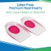 ViveSole Kids Heel Cups - Pain Relief Cushions for Plantar Fasciitis & Severs Disease - Silicone Gel Inserts for Shoes - X-Small Pink - 2 Pairs - Buy Online on GoSupps.com