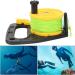 Keenso 46m/150FT Handle Pulley Scuba Spool Reel for Cave Wreck Diving - Yellow - Buy Online on GoSupps.com