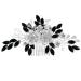 Ipetboom Pearl Flower Comb Tiara Hair Accessories Wedding Decor Leather Hair Tie Flower Hair Decor Bridal Hair Decor Bridal Head Decor Exquisite Hair Comb Girls Hair Accessory