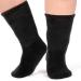 WLLHYF Extra Wide Socks for Swollen Feet Bariatric Socks Cast Sock Super Wide Socks for Lymphedema Diabetic Socks Black