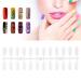 Anggrek Nail Color Display Card - 240pcs Nail Tips Polish Gel Color Palette for Nail Art & DIY Practice (Natural Color) - Buy Online on GoSupps.com