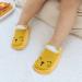 4 Pairs Baby Boys Girls Anti-Slip Indoor Slippers Socks 0-6 Months - Yellow Purple White - Buy Online on GoSupps.com