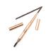 Epilynx Perfect Eyebrow Definer Pencil and Eyebrow Brush  for Sensitive Skin  Gluten-Free  Allergen-Free  Vegan Coffee Brown