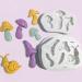 2PCS Mushroom and Snails Silicone Molds - Fondant, Chocolate, Candy, Cake Decoration Tools - Buy Online on GoSupps.com