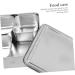 GRIRIW Food Tray Box Lid Holder Kitchen Bar Compartment Prep Compartments Organizer with Garnish Serving Meal Metal Trays - Buy Online on GoSupps.com
