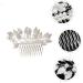 Didiseaon Hair Accessories Wide Teeth Combs Bridal Hair Comb Floral Hair Comb Girls Hair Clips Simple Side Comb Wire Hair Combs Hairdressing Side Comb Delicate Bride Zinc Alloy - Buy Online on GoSupps.com