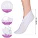 Dacitiery 5 Pairs Moisturizing Socks Overnight Thin Foot Spa Socks Cotton Moisture Enhancing Socks Cosmetic Moisturizing Socks for Dry Cracked Feet - Buy Online on GoSupps.com