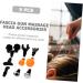 9 TLG Deep Tissue Massage Head Set - Electric Massage Device with Fascia Attachments for Fitness - Compact & Powerful 11x10x5cm Black - Buy Online on GoSupps.com