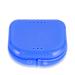 Slim braces annhua dentist dentist dose with breathable holes partial retainer case (blue) blue 3.03*2.95*0.98inch