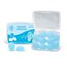 Soft Moldable Silicone Earplugs, 5 Pairs, 27dB SNR Noise Reduction Sleep Ear Plugs for Swimming, Travel, Snoring by Lysian (Blue)