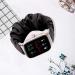 Compatible for Popglory P22 Band  Fabric Elastic Scrunchie Elastic Women Cute Replacement Straps Compatible for Popglory P22 / Donerton Smartwatch / iTouch Air 3 / IOWODO R3Pro Smartwatch Black - Buy Online on GoSupps.com