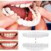 Flipped Warm Veneers - Instant Cosmetic Teeth for Missing Teeth | 2 Pairs Dental Prosthesis - Buy Online on GoSupps.com