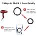 Spiral Hair Ties Black - 10 Pcs Matte Phone Cord Hair Coils for Women - Traceless Elastic Coil Hair Ties - Waterproof & No Crease - Buy Online on GoSupps.com
