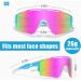 YUNBLL&KO P-V Style Polarized Sports Sunglasses | UV400 Cycling Glasses for Men and Women | Ideal for Baseball, Fishing, and Running - Buy Online on GoSupps.com
