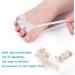 JYCCH Kids Gel Toe Separators - Correct Overlapping Toes | 2 Pack (White & Beige) - Improve Comfort & Alignment - Buy Online on GoSupps.com