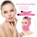 Face Slimming V Face Line Belt | Breathable Chin Lift Up Anti Wrinkle Sleep Strap - Red - Buy Online on GoSupps.com